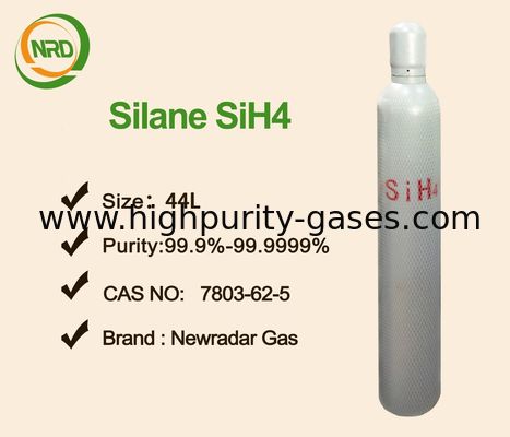Electronic Grade SiH4 Silane Gas Semiconductor Odorless Tasteless Colorless Gas
