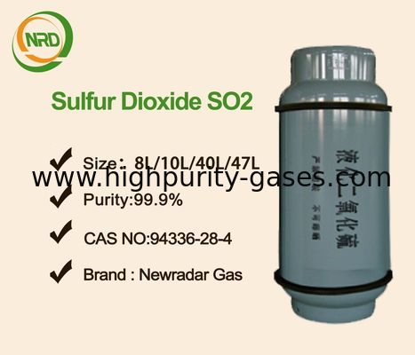 Sulfur Dioxide Liquid SO2 Industrial Gases 99.98% Exported More Than 10 Years