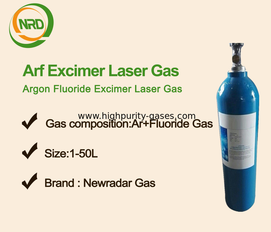 KrF MIX94F-49-6900  Premix Laser Gas with Cylinder  Fluorine Krypton helium Neon